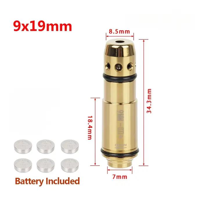 Cartouche Laser 12GA 9mm 9x19mm/7.62x39/380ACP/223Rem pour la pratique du feu sec, formation au Lase