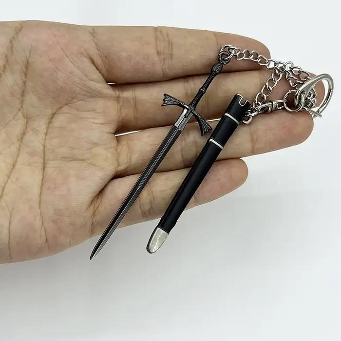 9cm Dark Sister Sword Visenya Targaryen Jeu GOT of Thrones American Drama Peripherals 1:12 Métal Arme Porte-clés Jouet Garçon Artisanat Dropshipping Vente en gros Offre Spéciale Cadeaux Nouvelle Arriv