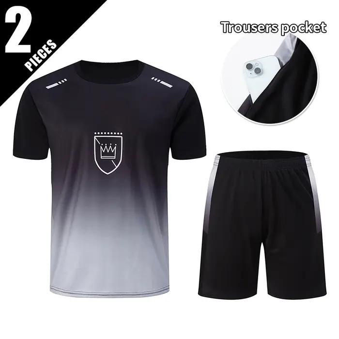 Combinaison de sport d'été 2 pièces pour hommes