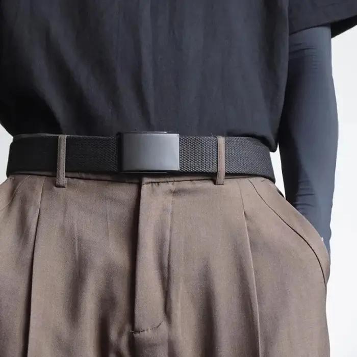 Nouveaux hommes Ceinture nouvelle mode unisexe armée tactique Ceinture jean mâle décontracté luxe to