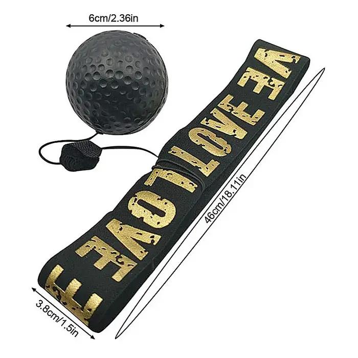 Ballon de vitesse de boxe à fixation sur tête en PU
