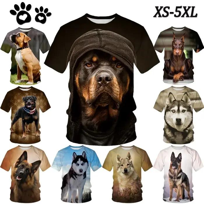T-shirt homme imprimé chien Husky sibérien 3D pour enfants et adultes occassions quotidiennes casual cool harajuku hip hop