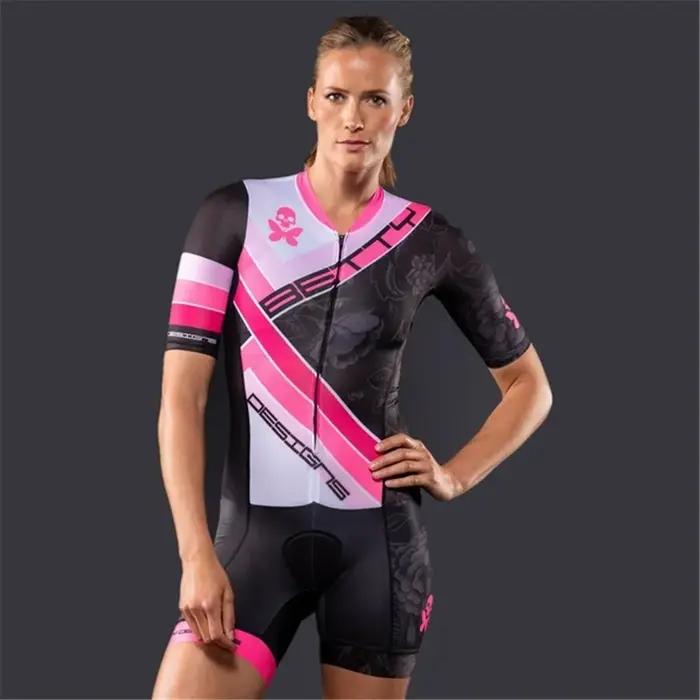 Betty Designs-Combinaison de Cyclisme Multifonctionnelle pour Femme, Vêtements TriDuvet, Patinage à