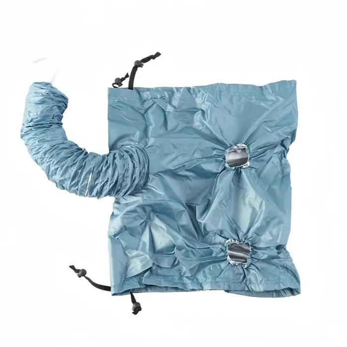 Sèche-cheveux pliable pour chien, sac de douche pour animaux de compagnie, séchage rapide, manteau d