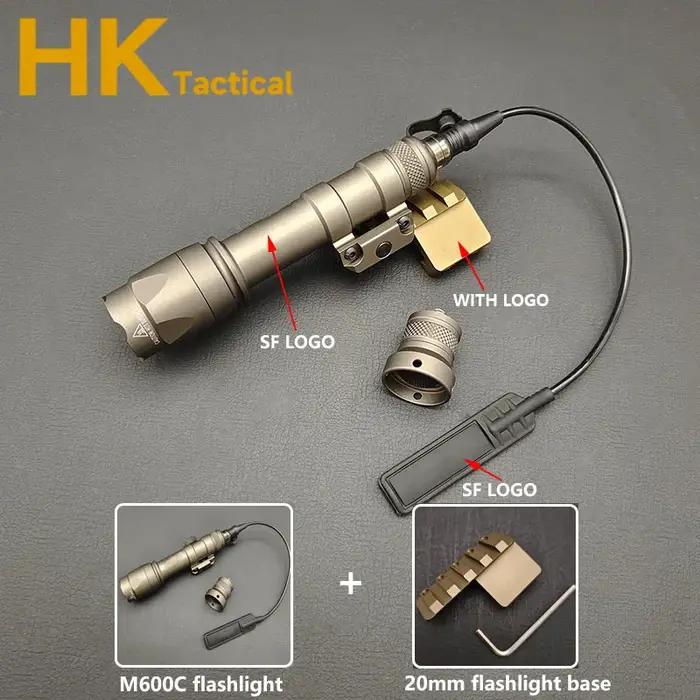 Tactique SF M600C M600 armes lumière lanterne fusil lampe de poche LED Surefir M300 Scout