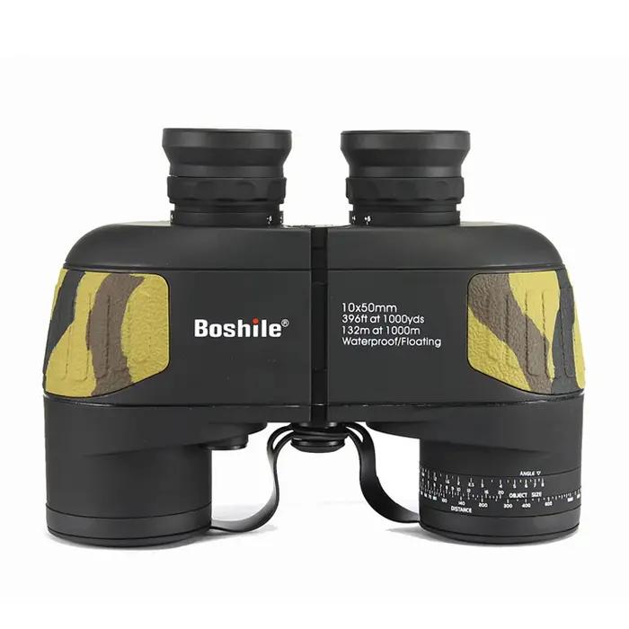Jumelles Militaire 10x50 Puissantes Étanches à l'Eau Flottantes avec Télémètre pour Navigation Chasse