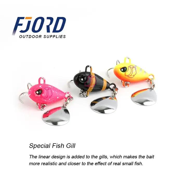 FJORD queue Spinner appâts 7g 10.5g 14g 21g leurre de pêche Vib métal coulée rivage gabarit cuillère