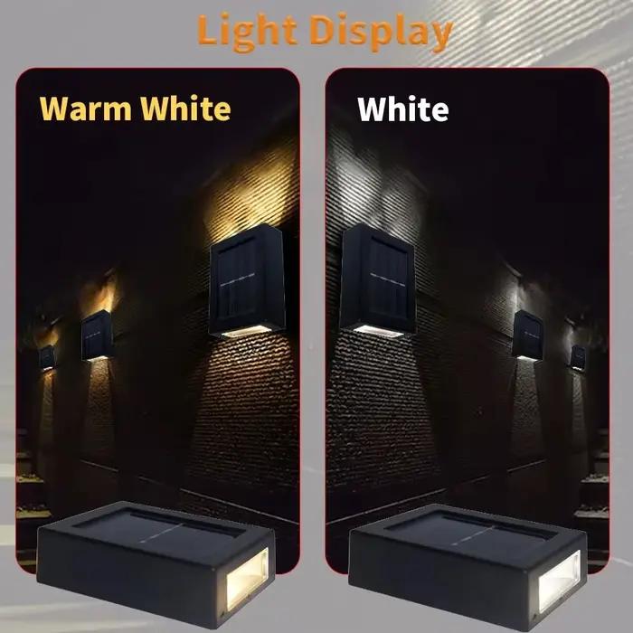 Solaire LED lumière extérieure éclairage solaire capteur lampe lampadaires extérieur jardin décorati