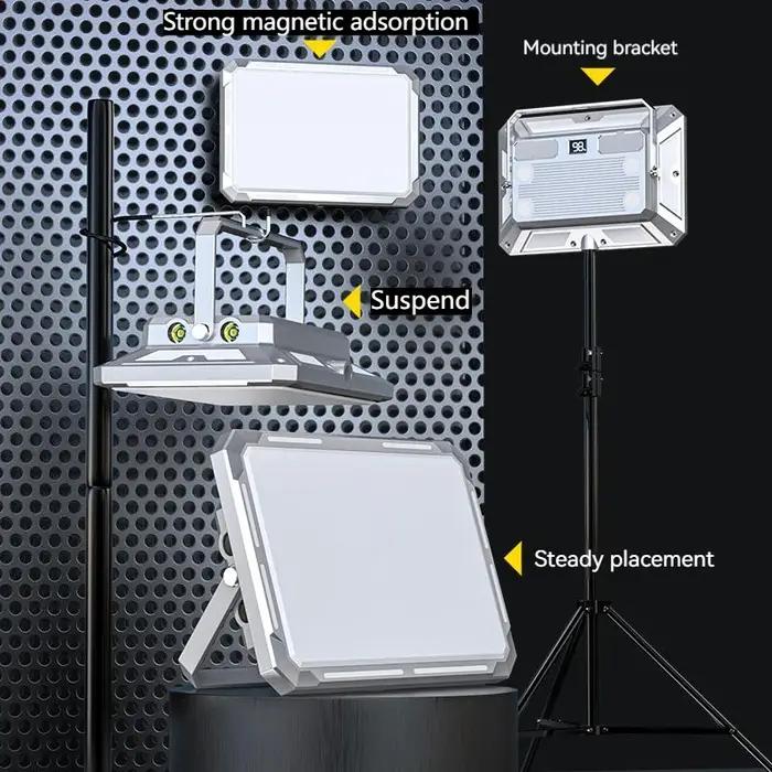 Lampe de tente de camping LED portable, budgétaire aste, haute puissance, éclairage de secours extér