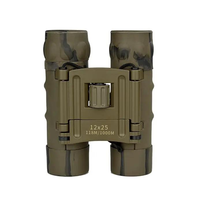 Jumelles professionnelles camouflage 12×25 alliage magnésium étanches phase coated pour chasse
