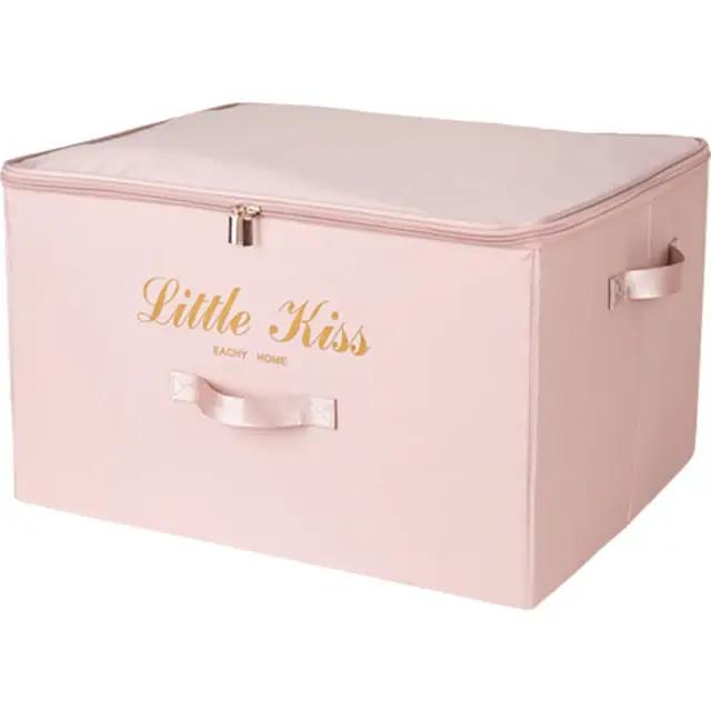 Boîte de rangement pliable pour vêtements, couette, tissu, conteneur, Cisco, grande capacité