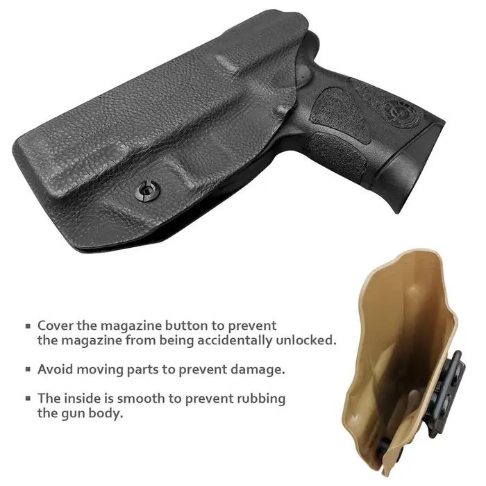 Étui Taurus G3C, étui Taurus G2C IWB Dermatoglyphe Kydex pour Taurus G3C 9mm / G2C 9mm G2S / Millennium PT111 G2