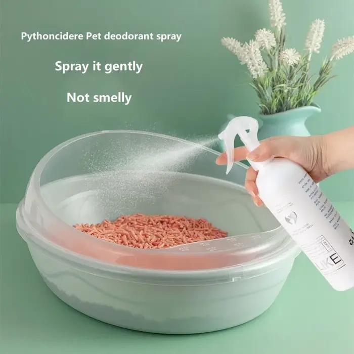 Vaporisateur parfumé naturel pour animaux de compagnie, élimine les odeurs, déodorant sûr, 500ml, pour chiens et chats, nettoyage et protection de la santé