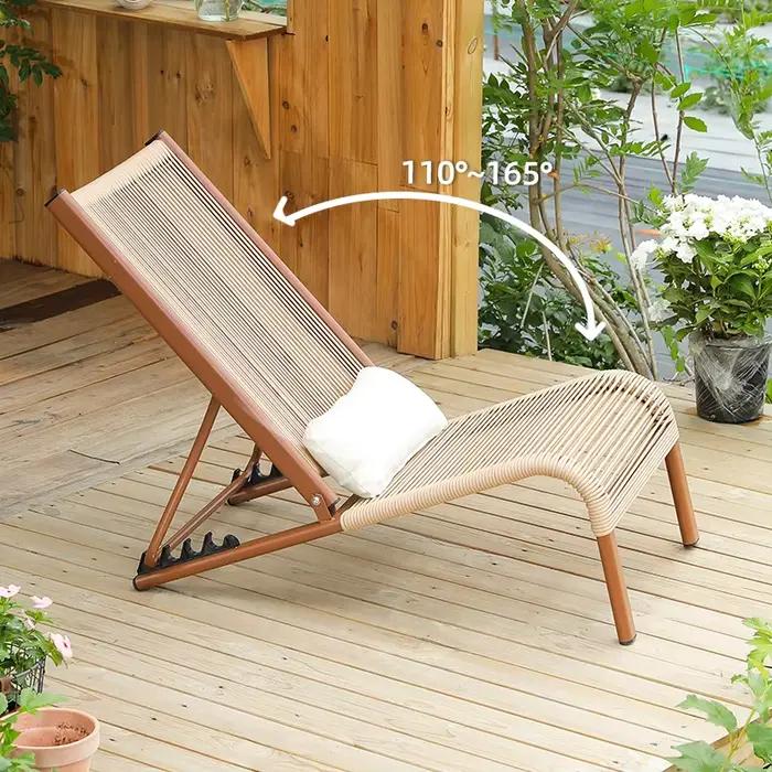 Loisirs dimanche chaise longue balcon Patio