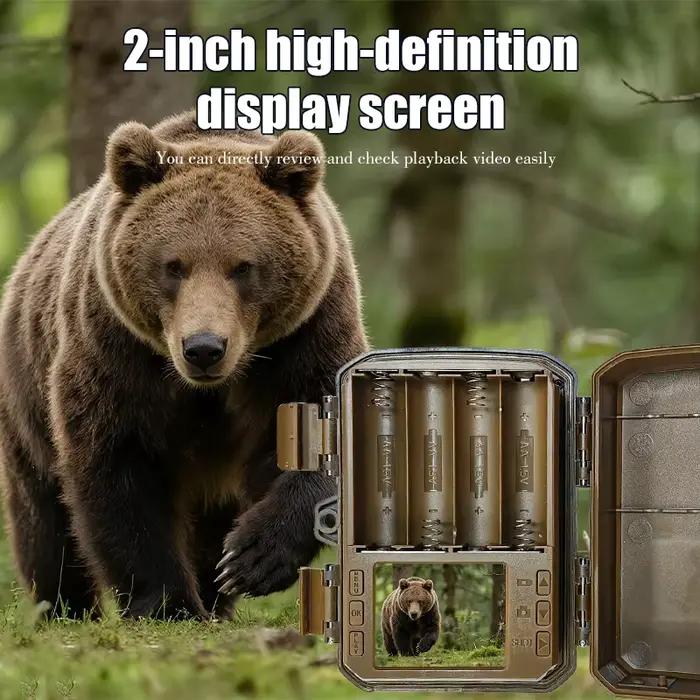 Caméra de chasse 16MP Wild Trail Gamera Vision nocturne infrarouge mouvement extérieur activé suivi Photo piège caméra Surveillance sauvage