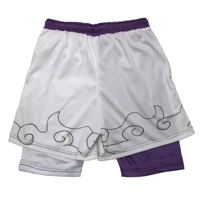 Short de course 2 en 1 imprimé 3D élégant pour hommes, short de performance athlétique avec poches,