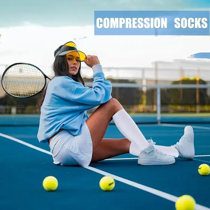 Chaussettes de compression 3/6/7 pour chasse et randonnée - Hommes et femmes diabétiques, grossesse, sport