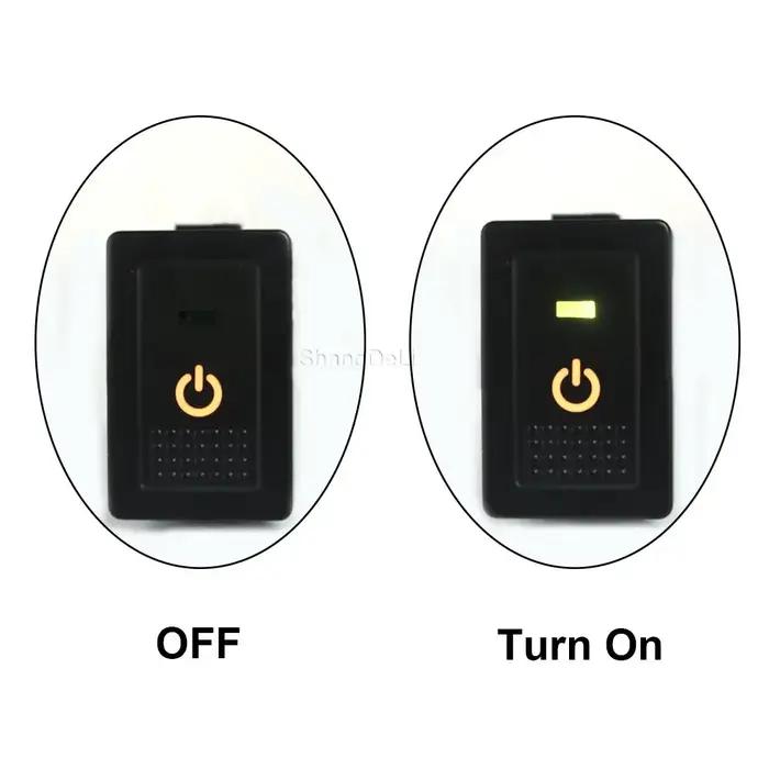 1PC voiture DRL BSM lumière LED Radar de stationnement alimentation musique antibrouillard bouton de