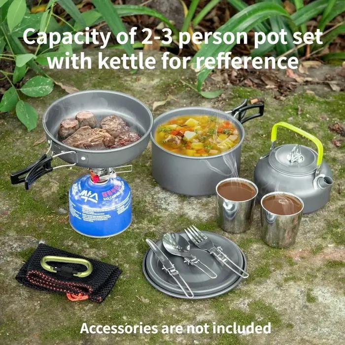 Batterie de cuisine de Camping pour 1 à 7 personnes