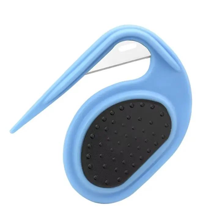 Peigne démêlant pour animaux de compagnie avec lame, outil de toilettage professionnel pour chiens e