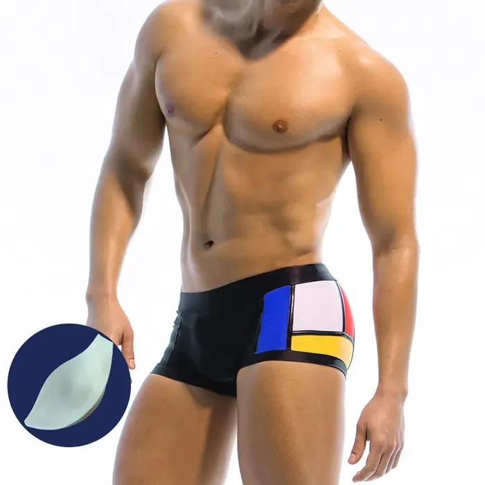 Sexy homme pantalon de bain taille basse maillot