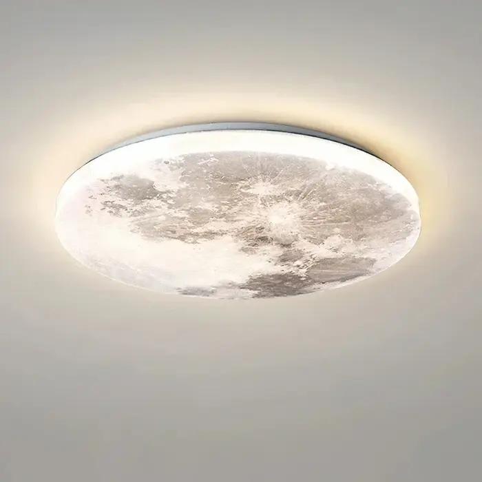 Plafonnier Mural LED en Forme de Lune au Design Moderne, Éclairage Universel, Luminaire Décoratif de