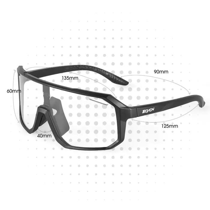 Lunettes de soleil de cyclisme photochromiques pour hommes et femmes, lunettes de sport VTT, lunette