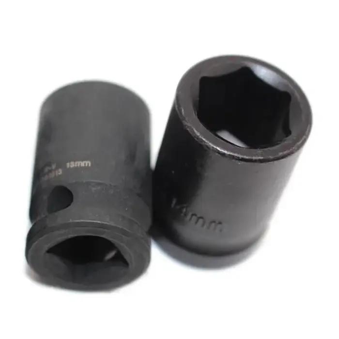 Douille à 6 points à impact profond, entraînement de 1 pouce, 17mm, 19mm, 21mm, 22mm, 24mm, 27mm, 30