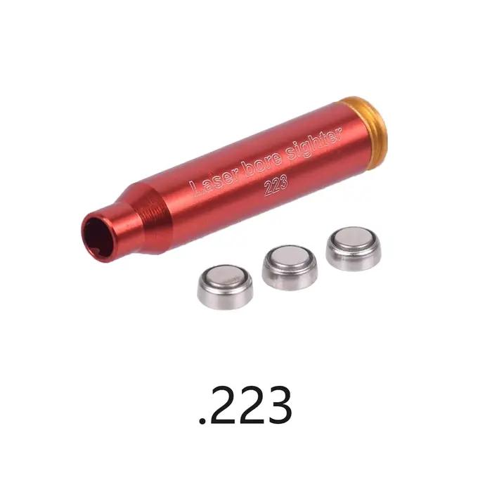 Objectif Laser tactique 9mm.22 22LR.177, calibre 12GA.223 223rem.308 5.45x39 9x19mm, capuchons à pression