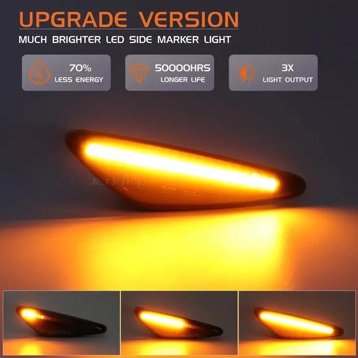 Clignotant LED garde-boue dynamique clignotant feu de position latéral pour Mazda MX5 RX-8 6 Atenza