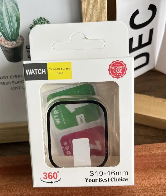 Protection écran Apple Watch verre trempé - Coque transparente pour Series 11 à 6 - 2 pièces