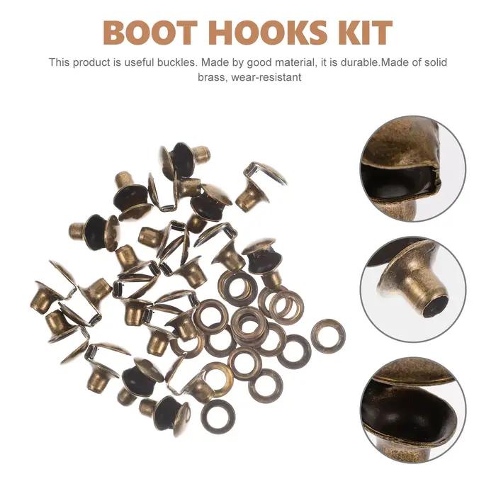 Crochet avec joint boucles de dentelle crochet de lacet bottes oeillet œillets de chaussure randonné