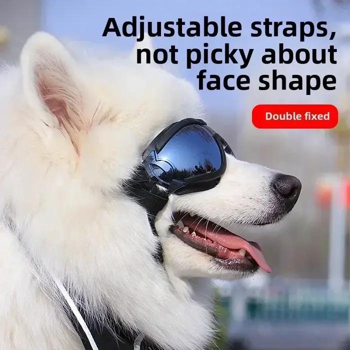 Lunettes pour animaux de compagnie réglables anti-uv éblouissantes