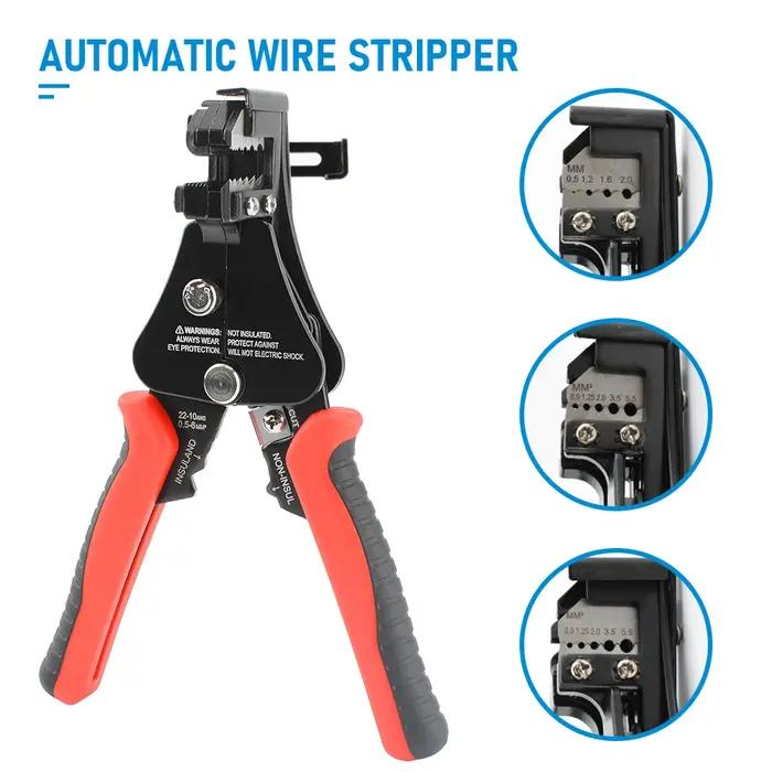Pince à dénuder multifonctionnelle, coupe-dénudage automatique, sertissage de fil de câble, outils d