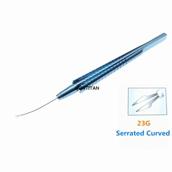 Mâchoire de préhension Capsulorhexis en titane pour chirurgie oculaire instrument de microchirurgie ophtalmique pour interventions précises et contrôlées