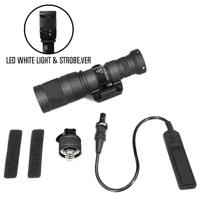 Sotac M300V Mini lampe de poche blanche Scout lampe torche 400 Lumens LED Rail Airsoft IR éclairage