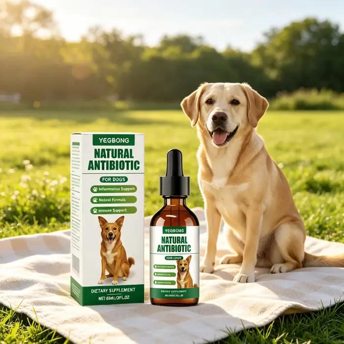 YEGBONG Antibiotique Naturel pour Chiens Soin Quotidien Protection Régulation du Métabolisme Renforc