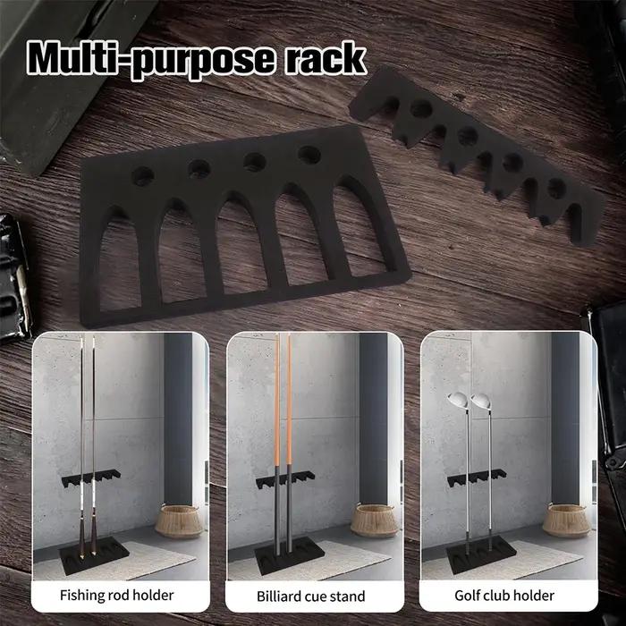 Support mural pour 5 fusils avec base en mousse, support pour fusils de chasse, accessoires de chasse, rangement pour armes à feu