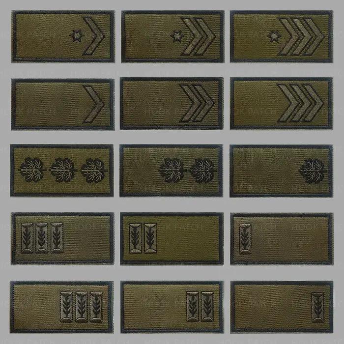 Armée grade Chevrons sergent rayures Israël 1ère Brigade Golani patchs uniforme rang bras épaule crochet languette Badges emblème brassard
