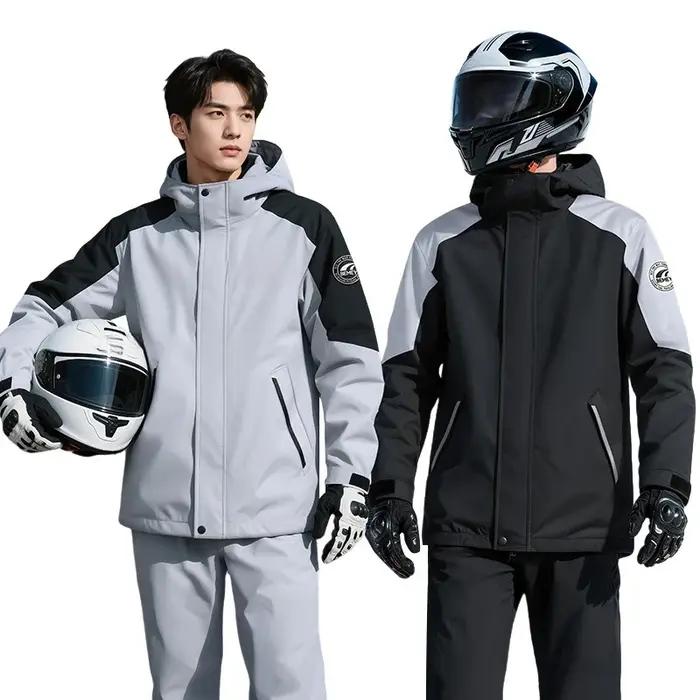 Ensemble de pluie deux pièces pour motard