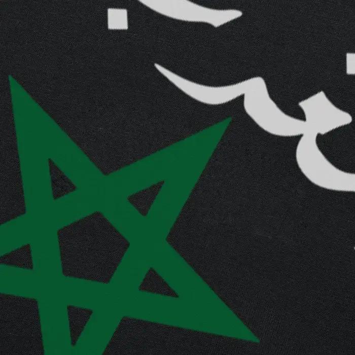 T-shirt de football marocain à manches courtes pour hommes