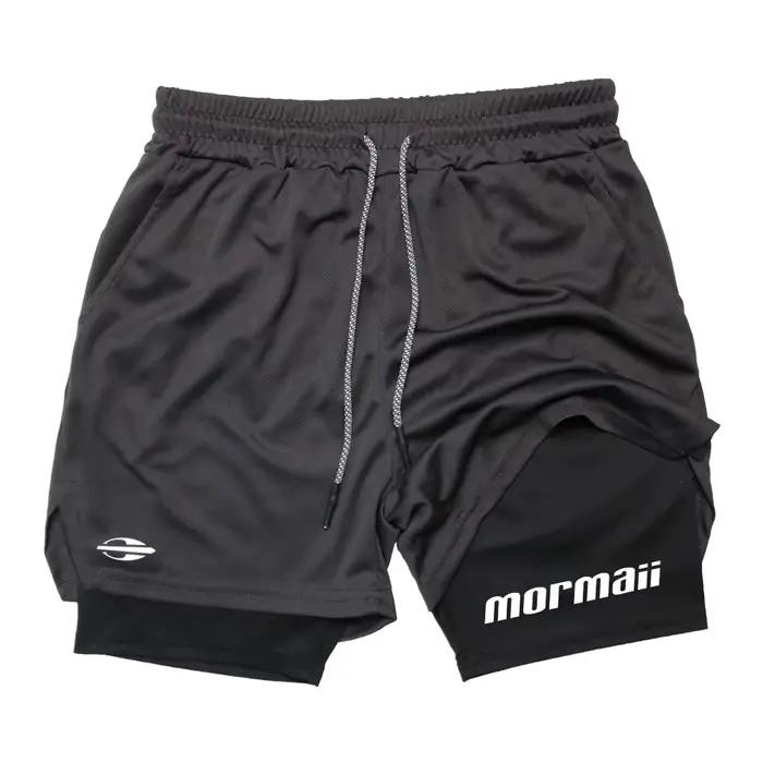 Shorts de sport pour homme en polyester tricoté, shorts de tennis, badminton et course à pied pour les quatre saisons