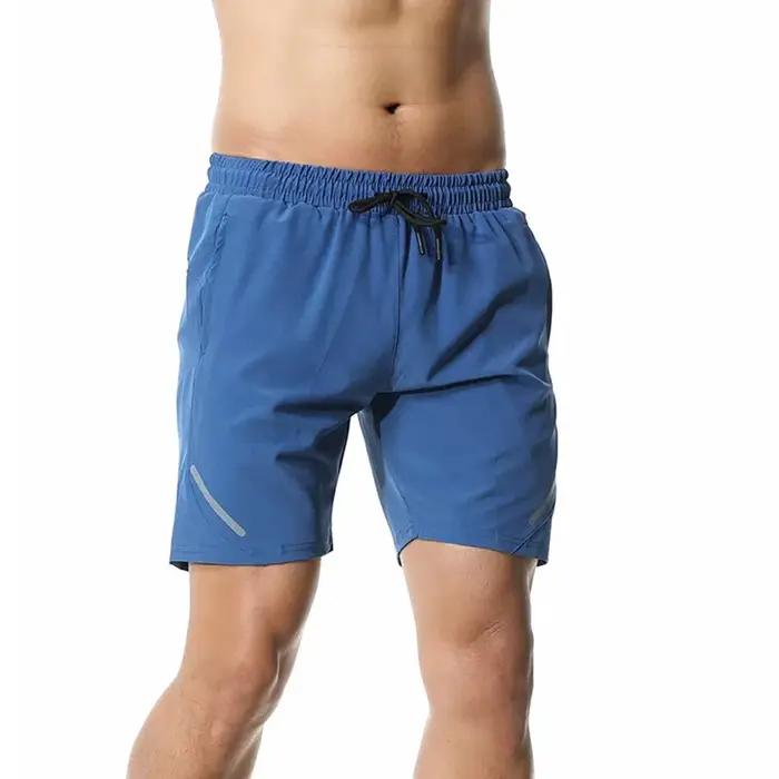 Shorts de course homme en polyester et élasthanne pour running, tennis, basket-ball et fitness occasions sportives