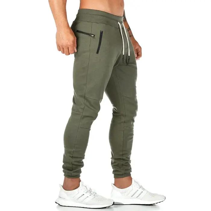 Pantalon de sport léger homme pour jogging et randonnée - Respirant avec poche zippée - Exercice et entraînement