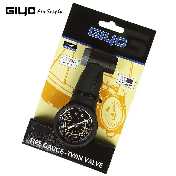 Manomètre de pression d'air pour pneus de vélo GIYO