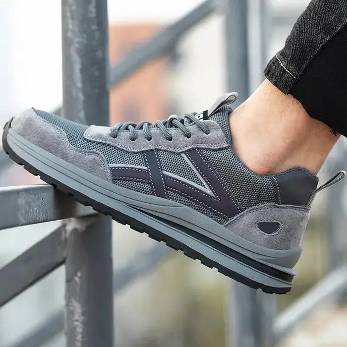Sécurité légère d'orteil en acier de chaussures