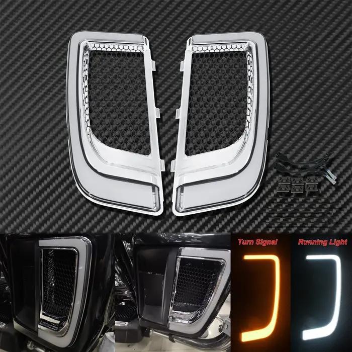 Carénage de lampe de course à LED pour moto