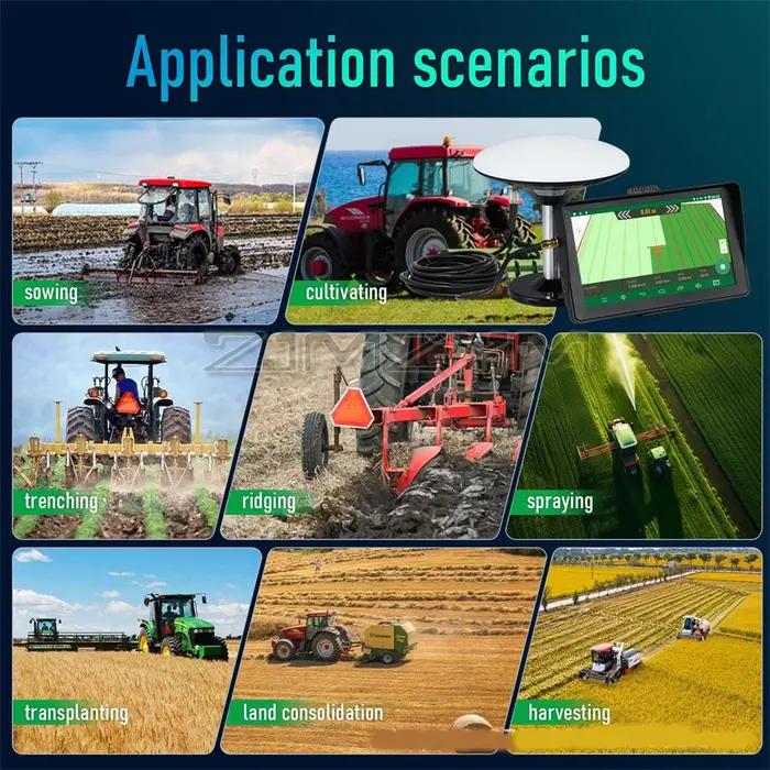 Système de navigation GPS de tracteur agricole