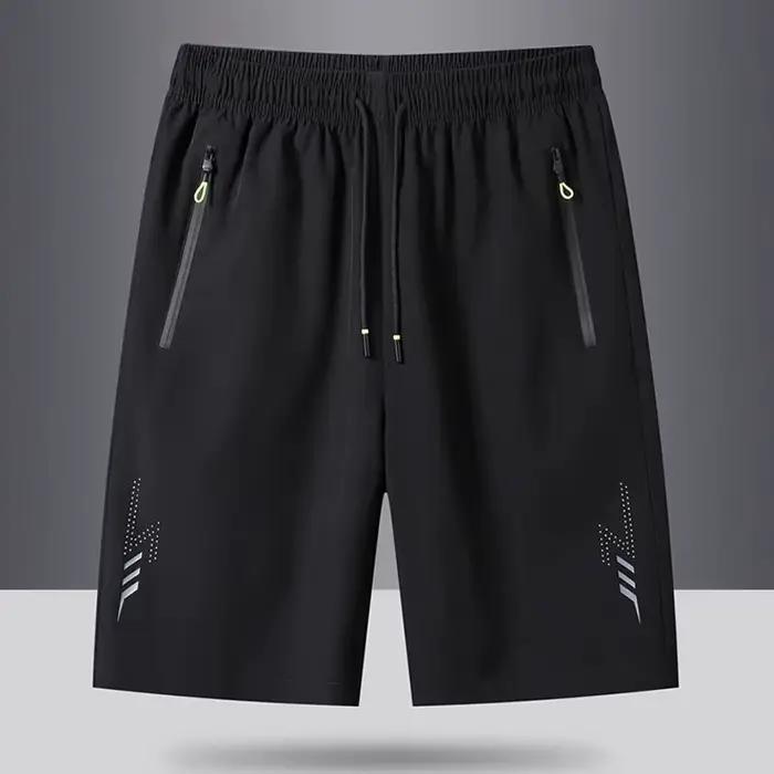 Shorts de sport d'été grande taille pour hommes – Tenue décontractée et confortable pour la course, la gym et l'entraînement