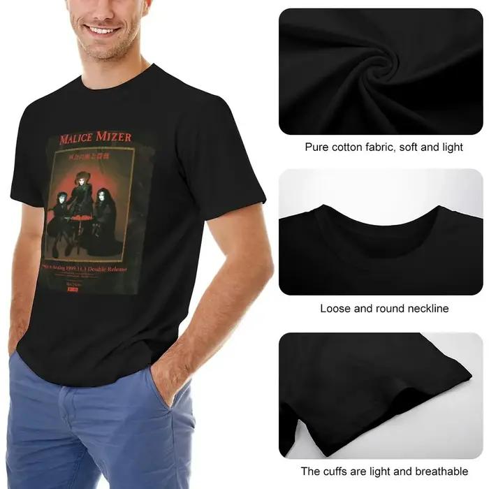 Malice mizer mana sama kozi yu ~ Aki T-Shirt vêtements esthétiques T-Shirt essentiel sublime vêtements pour hommes